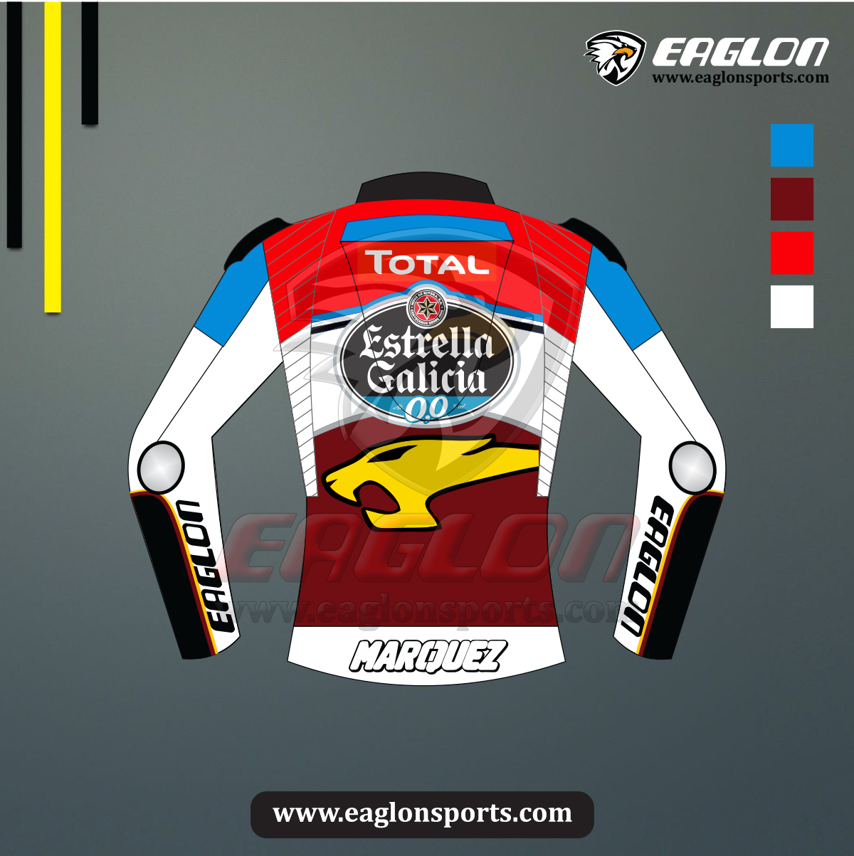 Alex-Marquez-Estrella-Galicia-MarcVDS-Moto2-Leather-Jacket