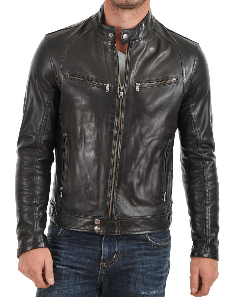 Betox Bomber Leather Jacket