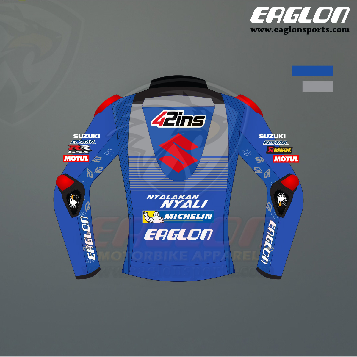 Alex Rins Suzuki Ecstar MotoGP 2020 Leather Jacket