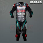 Fabio Quartararo Yamaha Petronas MotoGP 2020 Leather Suit Front