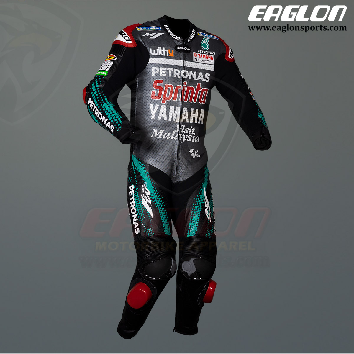 abio Quartararo Yamaha Petronas MotoGP 2020 Leather Suit