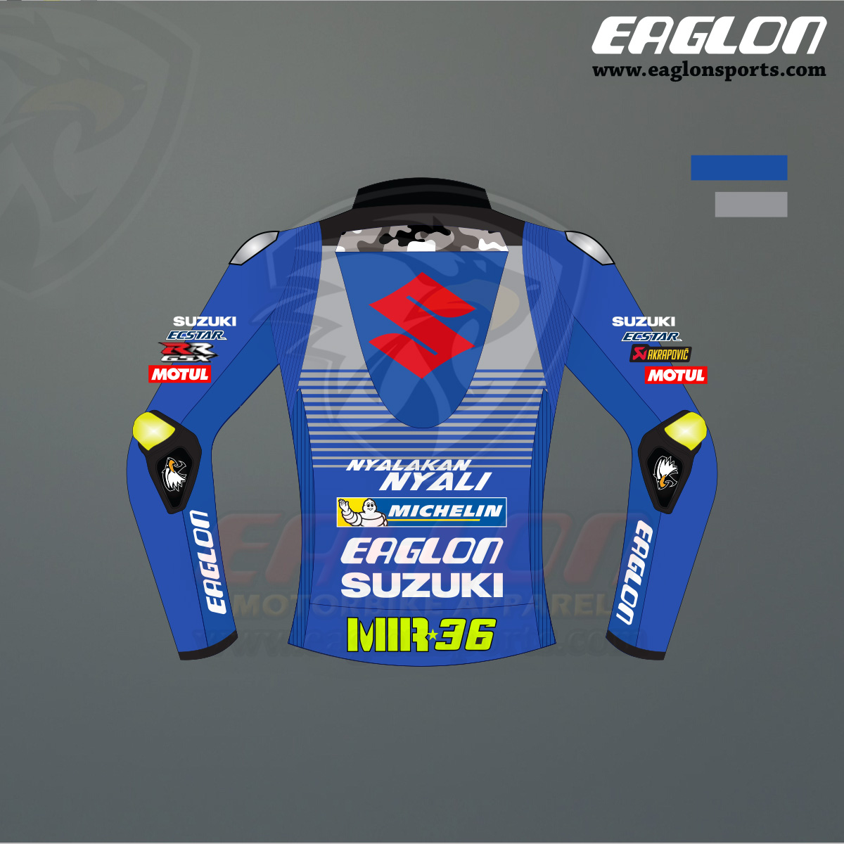 Joan Mir Suzuki Ecstar MotoGP 2020 Leather Jacket