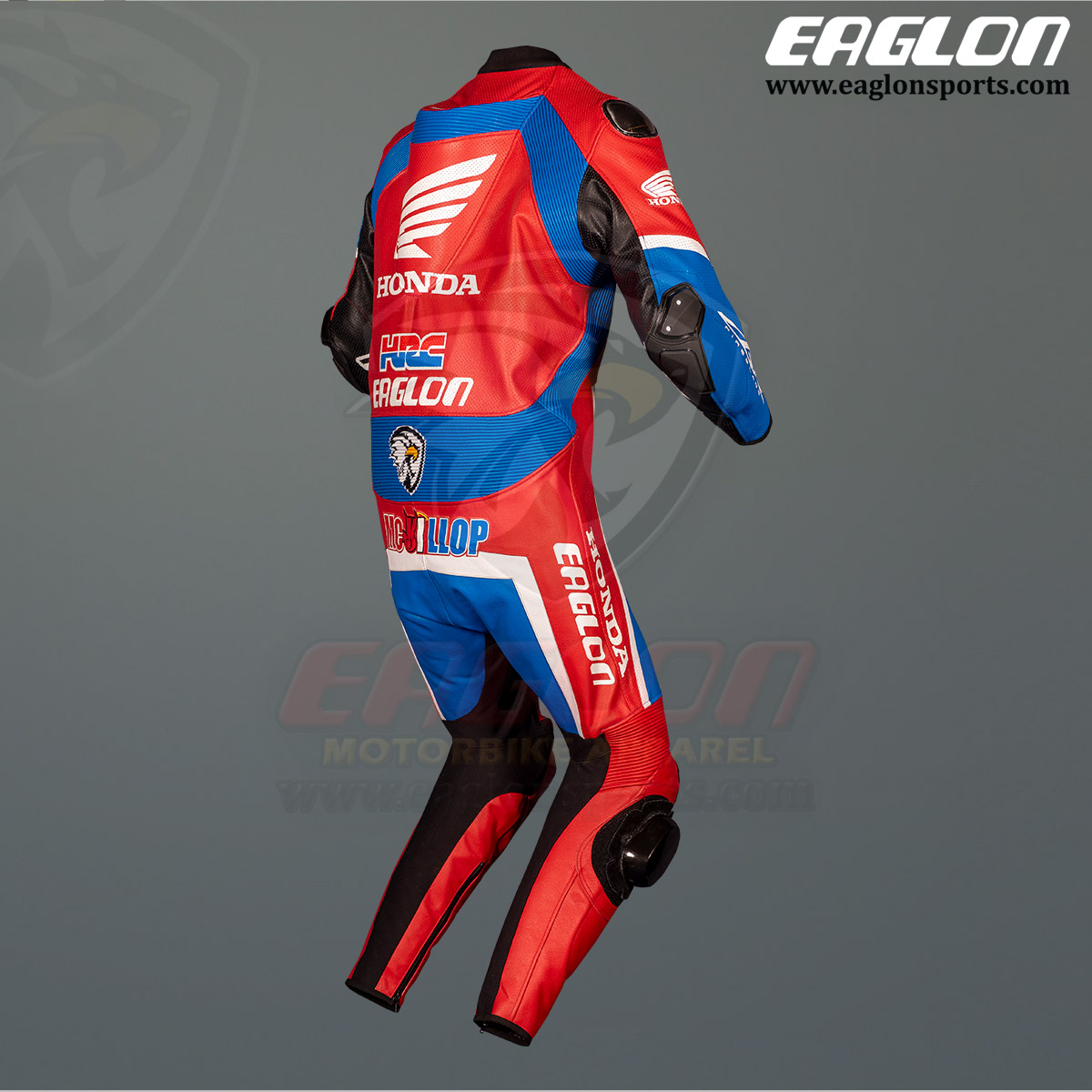 Leon Haslam Honda CBR WSBK 2020 Leather Race Suit