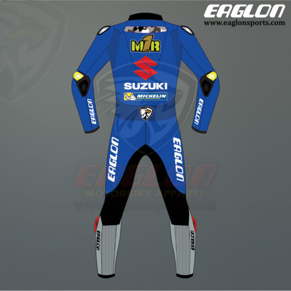 Joan Mir Suzuki Ecstar MotoGP 2021 Leather Riding Suit - Eaglon Sports