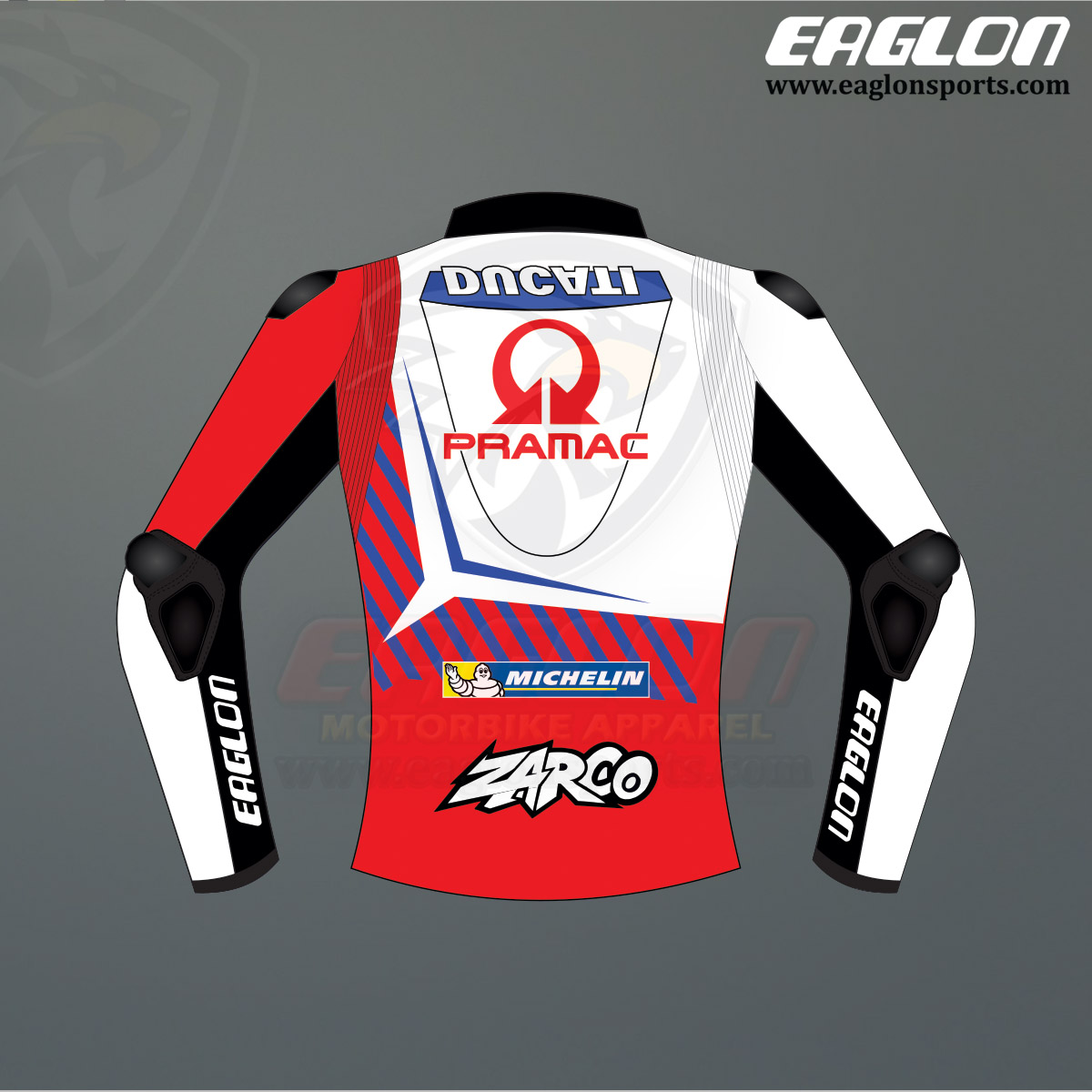 Johann-Zarco-Ducati-Paramac-MotoGP-2021-Leather-Riding-Jacket