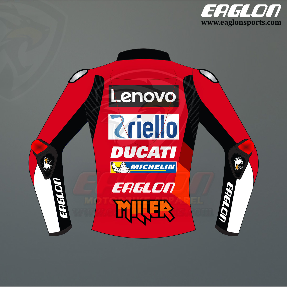 Jack-Miller-Ducati-Lenovo-MotoGP-2022-Leather-Race-Jacket